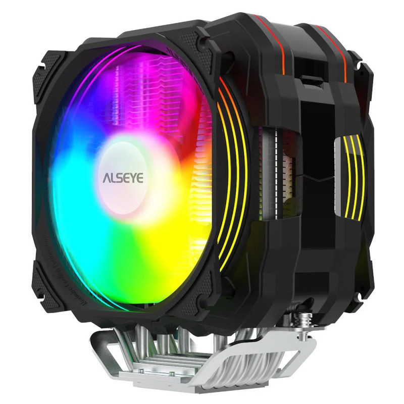 Alseye M120D Plus CPU Air Cooler - Black - مبرد
